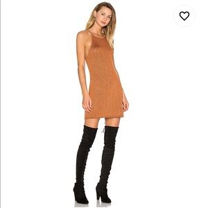NBD Cami Mini Dress in Mustard